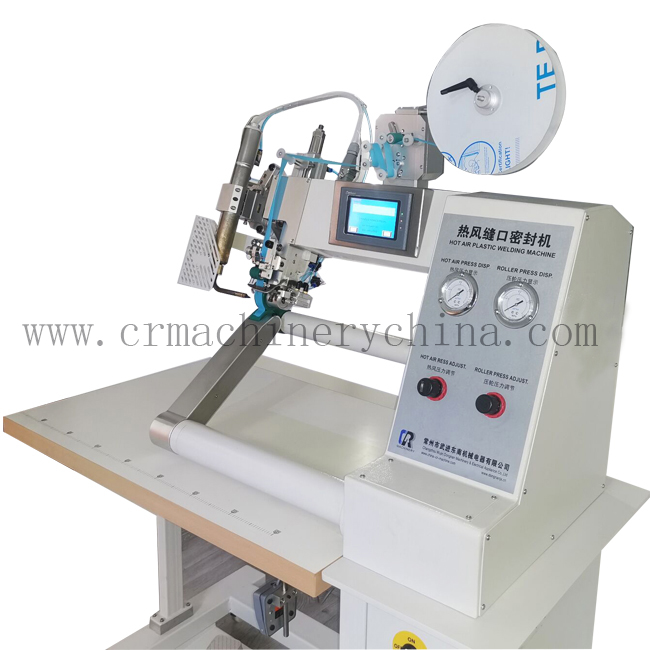 Combinaison de protection faisant la machine G01 de scellage de couture dair chaud de machine