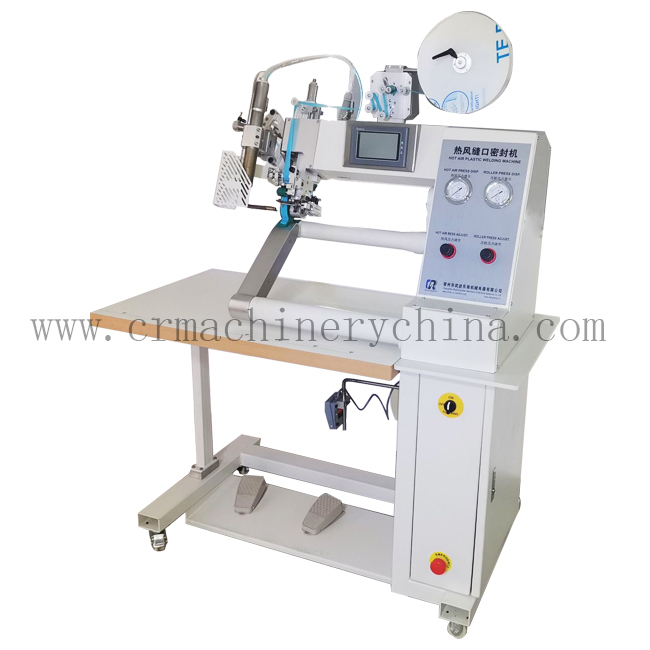 Combinaison de protection faisant la machine G01 de scellage de couture dair chaud de machine